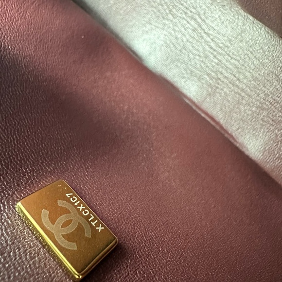 Authentic Chanel flap bag with original box and dust bag. - Picture 11 of 14